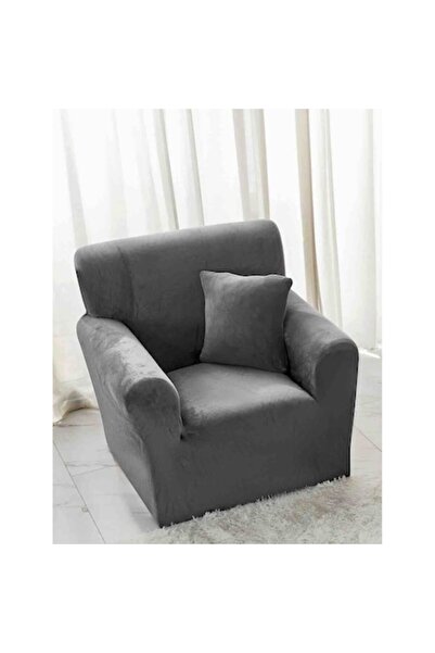 MHR Husă elastică pentru fotoliu, catifea, 90 x 130 cm + față de pernă 40 x 4...