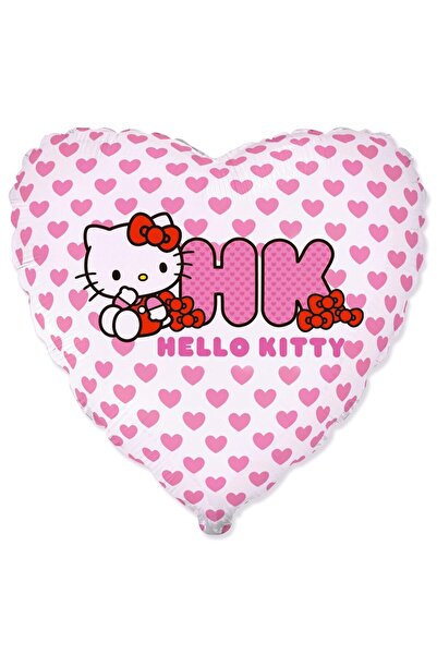 Flexmetal Balon folie Hello Kitty inimioare 45 cm
