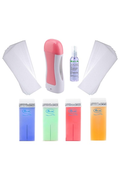 SELA Kit de epilare cu ceară Cartuș Royal Nr. 52, Dispozitiv de ceară roz