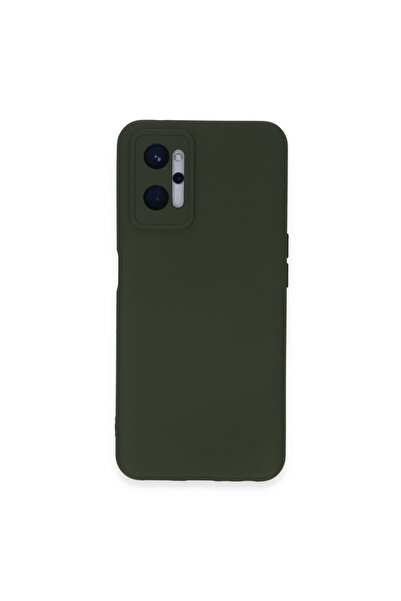 NewFace Realme 9I 4g Case Nano Inside Velvet Silicone - Dark Green