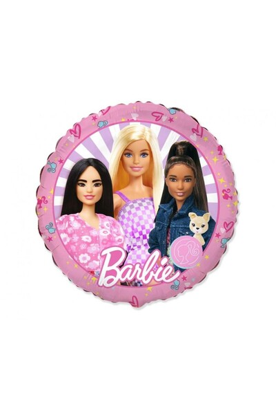 Flexmetal Barbie round foil balloon 45 cm