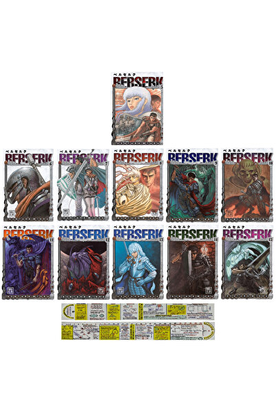 Destek Yayınları Berserk 5-6-7-8-9-10-11-12-13-14-15. Ciltler Manga Seti + Öz...