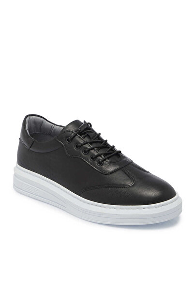 Tergan Siyah Hakiki Deri Erkek Sneaker - E25S1AY57526-A23