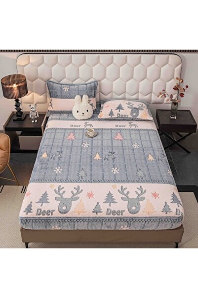 MHR Cocolino Bed Cover with Elastic 180x200 cm and 2 Pillowcases 50x70 cm