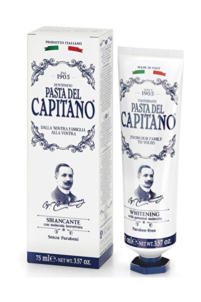 Pasta Del Capitano Beyazlatıcı Diş Macunu 75 ml