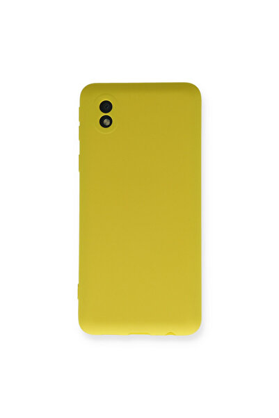 NewFace Samsung Galaxy A01 Core Case Nano Velvet Silicone - Yellow