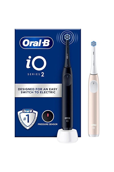Oral-B iO Series 2, 3 moduri de periere, Negru/Roz