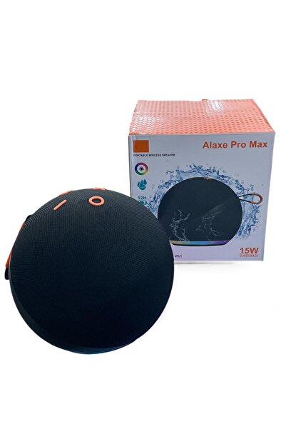 GÜZELYÜZ AVM Alaxe Pro Max Işıklı Taşınabilir Kablosuz Hoparlör Bluetooth FM ...