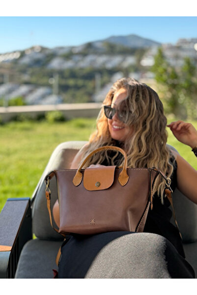 Tuvita Collection Bodrum حقيبة يد نسائية مصنوعة يدويًا من الجلد الطبيعي بنسبة...