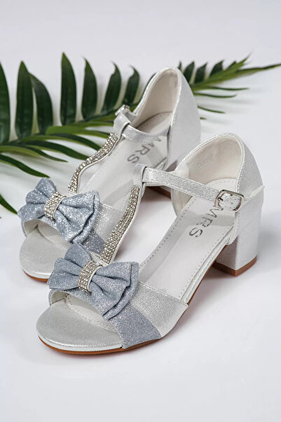 Zaira Sandale fete albe din piele ecologica Mona #21949 - 36