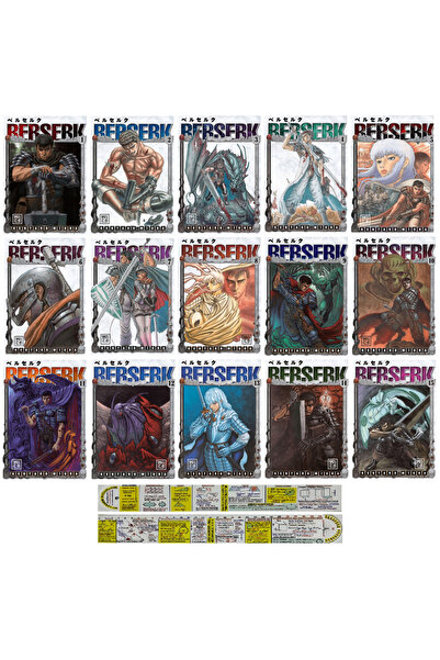 Destek Yayınları Berserk 1-2-3-4-5-6-7-8-9-10-11-12-13-14-15. Ciltler Manga S...