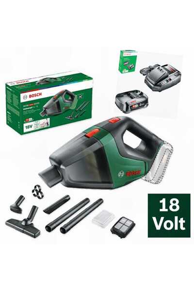 Bosch Universalvac 18 Akülü El Süpürgesi 2.5 Ah Tek Akülü