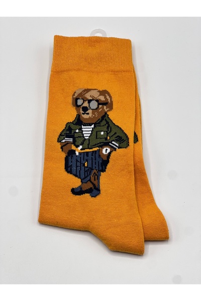 BZN 1’Li Ayıcık desenli teddy bear çorap