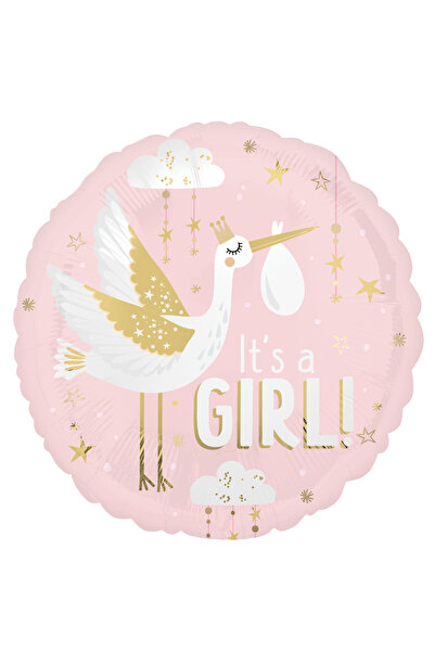 Anagram Balon folie Special Delivery It's a Girl rotund 45 cm