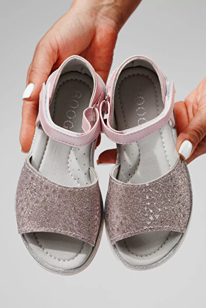 Zaira Ροζ σανδάλια για κορίτσια από οικολογικό δέρμα Eleri #21718 - 35