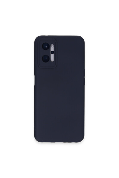 NewFace Realme 9I 4g Case Nano Inside Velvet Silicone - Navy Blue