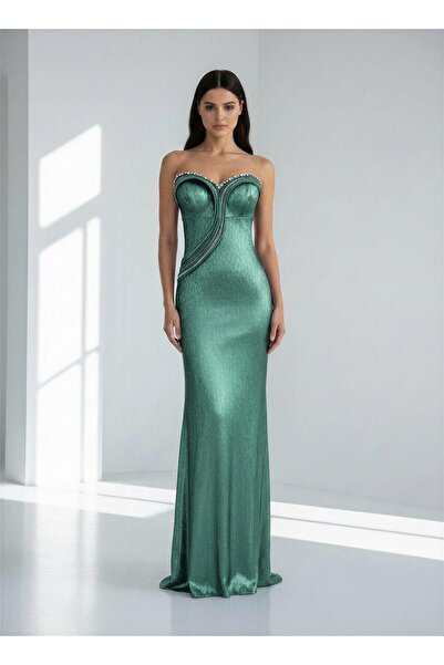 MAXXE 6113SIM STRAPTEZ SİMLİ ELBİSE