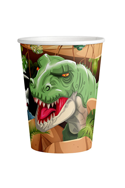 BEENsmile Set 8 pahare dinozauri 250 ml