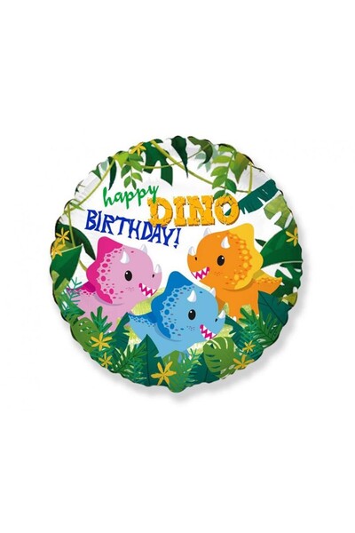 Flexmetal Balon folie Happy Birthday DINO 45 cm