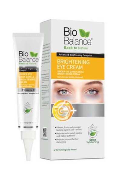 BIOBALANCE back to nature كريم بيو بالانس لتفتيح منطقة العين 15 مل
