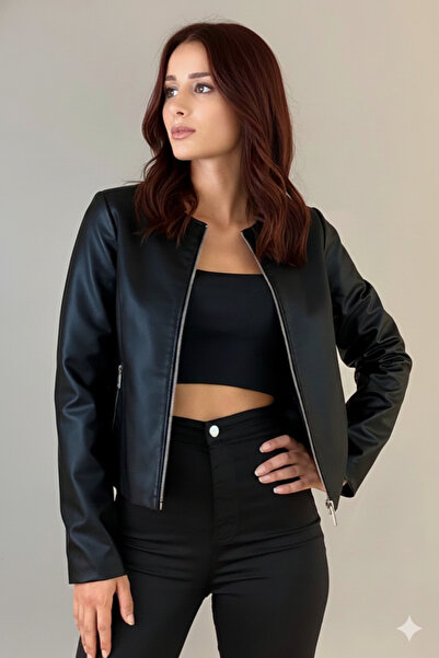 Orions Collection سترة جلدية عادية للموسم الجديد