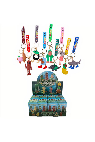 JML1 Set de 12 brelocuri Tung Tung Sahur, diferite modele aleatorii BlindBox, en-gros