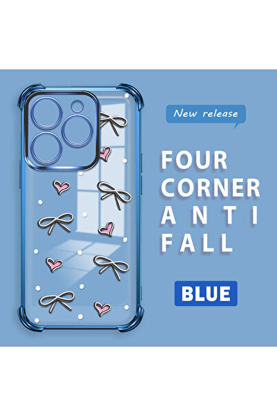 ucuc حافظة حماية من السيليكون الشفاف المتوافقة مع Infinix Hot 40i بأنماط قلب