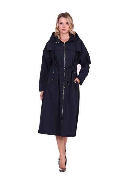 Invee Hooded Cap Dark Blue