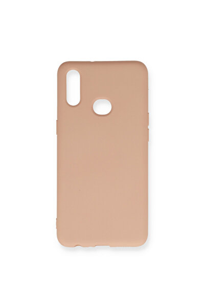 NewFace حافظة سامسونج جالاكسي A10S مصنوعة من السيليكون المخملي الداخلي - مسحوق