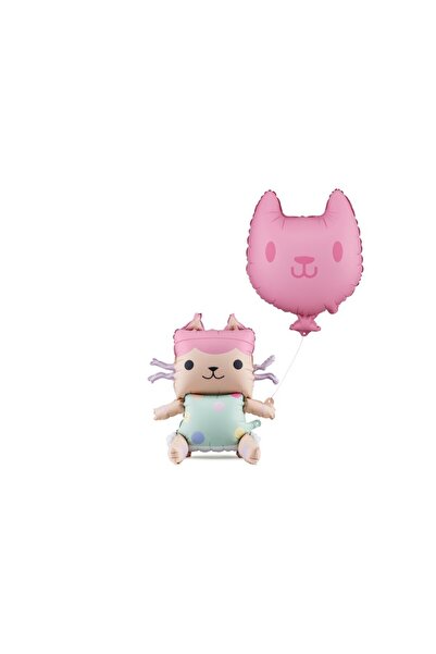 PARTY DECO SP. ZO.O.SP.K. Set Baby Box si Cat, 2 buc baloane folie