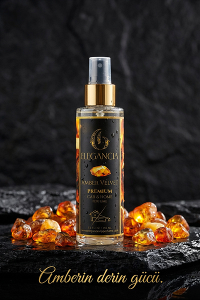 Elegancia Amber Velvet Premium | Ev & Araba Kokusu – Amberin Derin Gücüyle Lü...