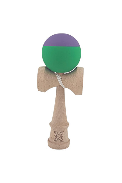 Atlas Kendama X, Profesionala, HQ, Big Cups V2 Super Sticky, Mov/Verde