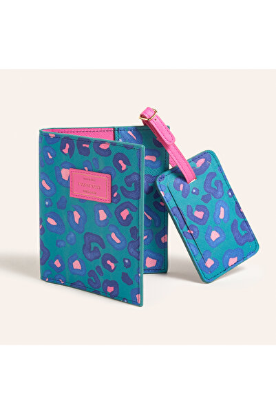 Zsa Zsa Zsu Meılın Pvc Seyahat Seti 21x16.5x2.5 Cm Koyu Yeşil