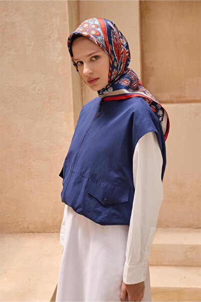 Belli Eșarfă de mătase cu model etnic 4111D TWILL