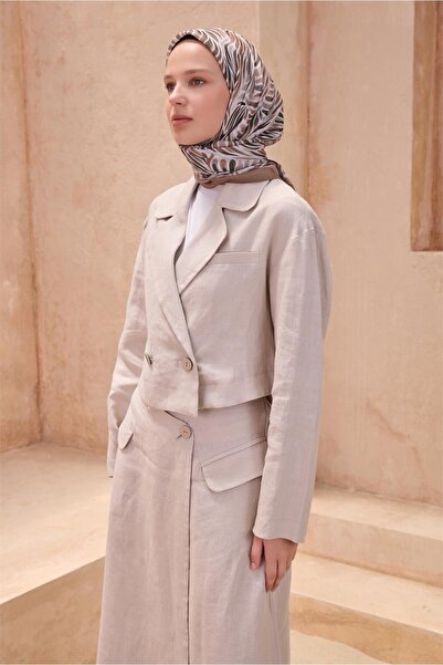 Belli Φουλάρι από μαλακό βιζόν με σχέδιο λουλουδιών PREMIUM 8