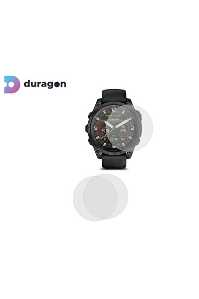 Duragon Set 3X Folie silicon Duragon, compatibila cu Garmin Enduro 3 protectie ecran, antisoc
