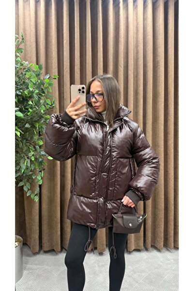 Maysa MÜRDÜM PARLAK ŞİŞME MONT