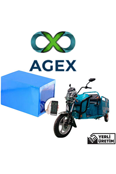 agex enerji Akeso Yagi 72 Volt 42 Ah LiFePO4 Smart Bluetooth Batarya