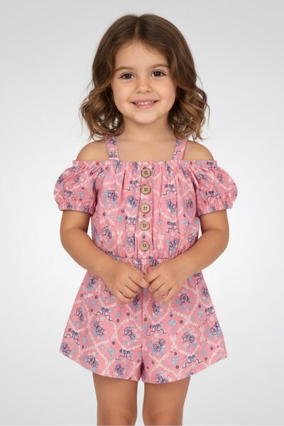 NANETTE LEPORE طقم لعب بناتي مكون من قطعتين، بلونين، بأكمام قصيرة، متعدد الألوان