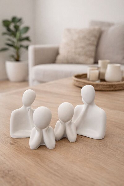 Minimal Parents Child Sculpture Set (4 Pieces)