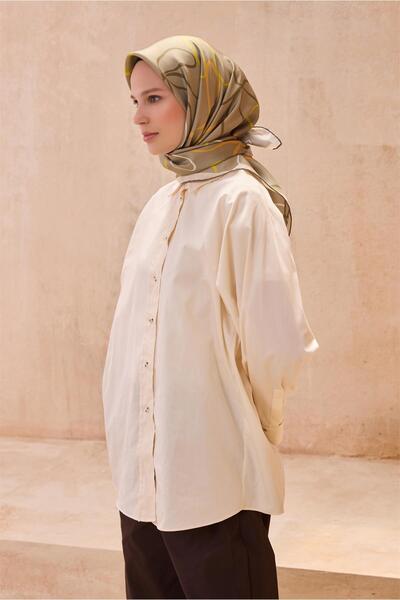 Belli Eșarfă de mătase cu model OBJE 4113D TWILL