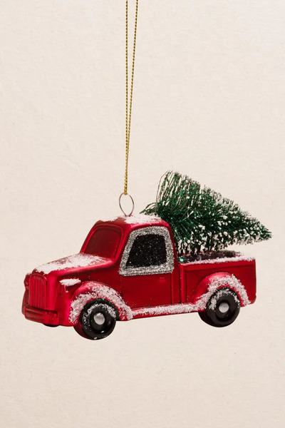 Paşabahçe Ornament pentru copac cu camion roșu