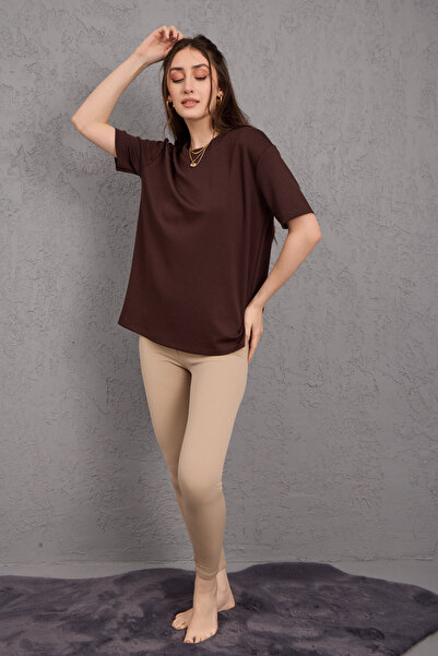 Moda Days Set de basic tricouri și jambiere pentru femei, ocazional, confortabil