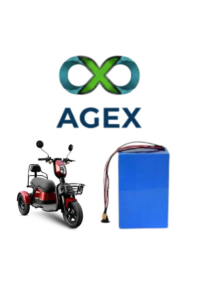 agex enerji Yuki YK-33 LiFePO4 Batarya 48 Volt 24 Ah