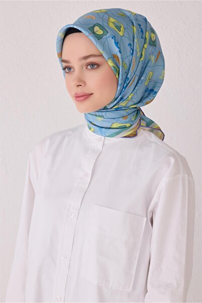 Belli Eșarfă de mătase cu model OBJE 4050D (Twill)-52