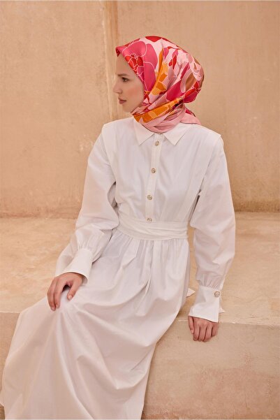 Belli Eșarfă de mătase cu model floral 4127D TWILL