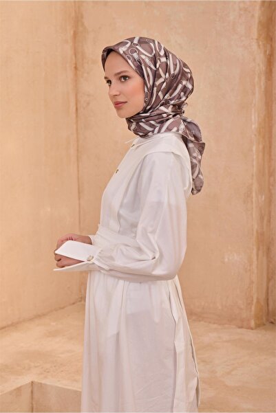 Belli Eșarfă de mătase cu model clasic 4125D TWILL