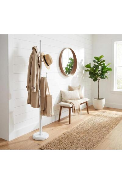 Palma homez علاقة ملابس عمودية – أبيض