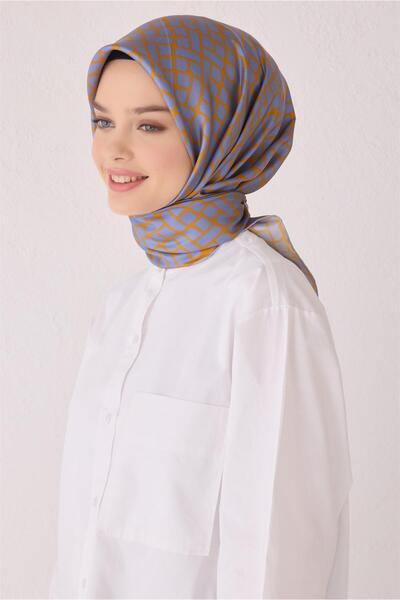 Belli Шал от коприна с монограм 4062D (TWILL)-31