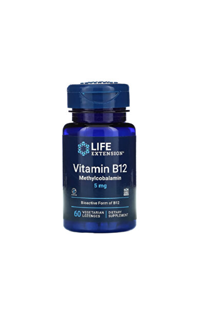 Life Extension Vitamina B12 Metilcobalamină 5mg 60 capsule -